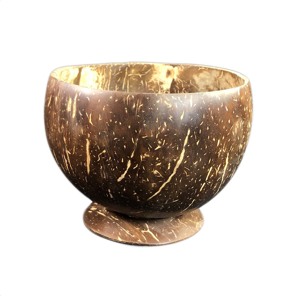DJUDJU Coconut Shell Drinking Cup with Ring