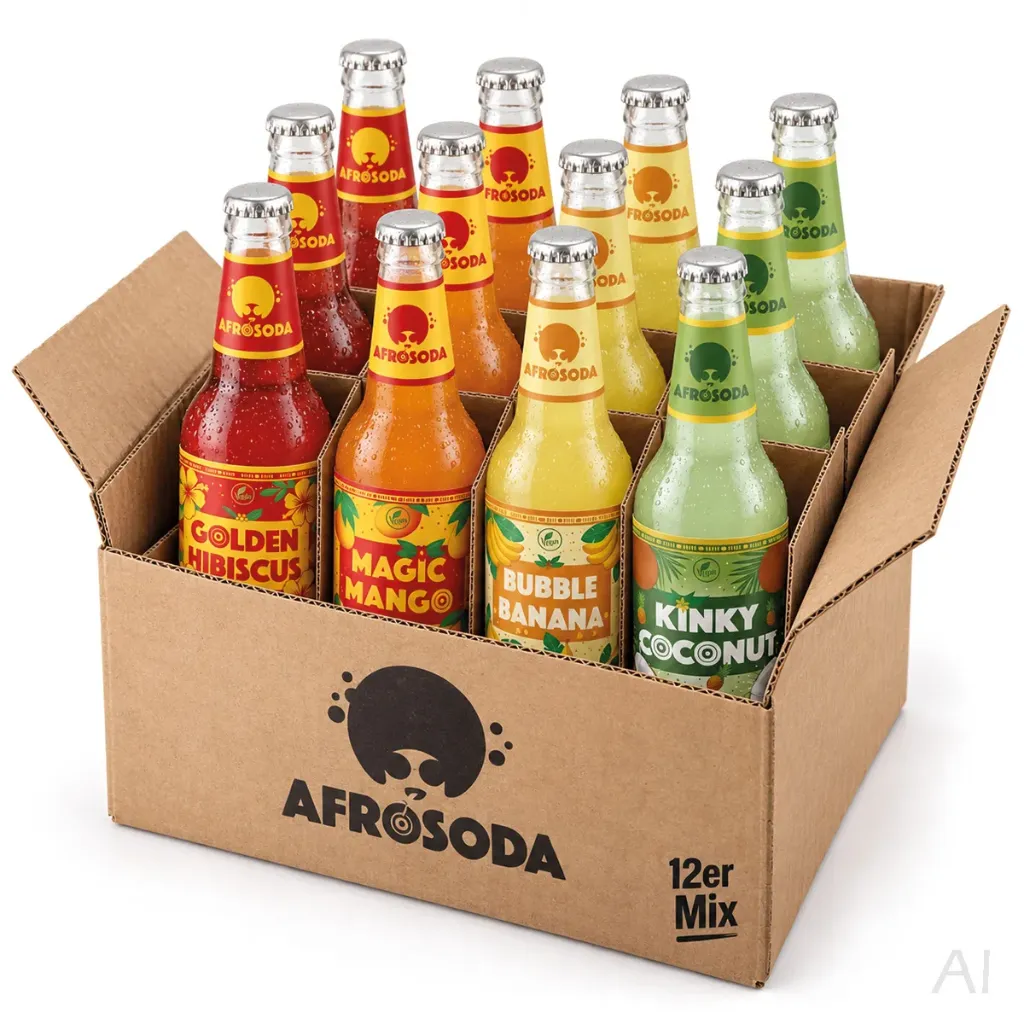 AFROSODA Mix-Set 12 oder 24 Flaschen à 0,33 l